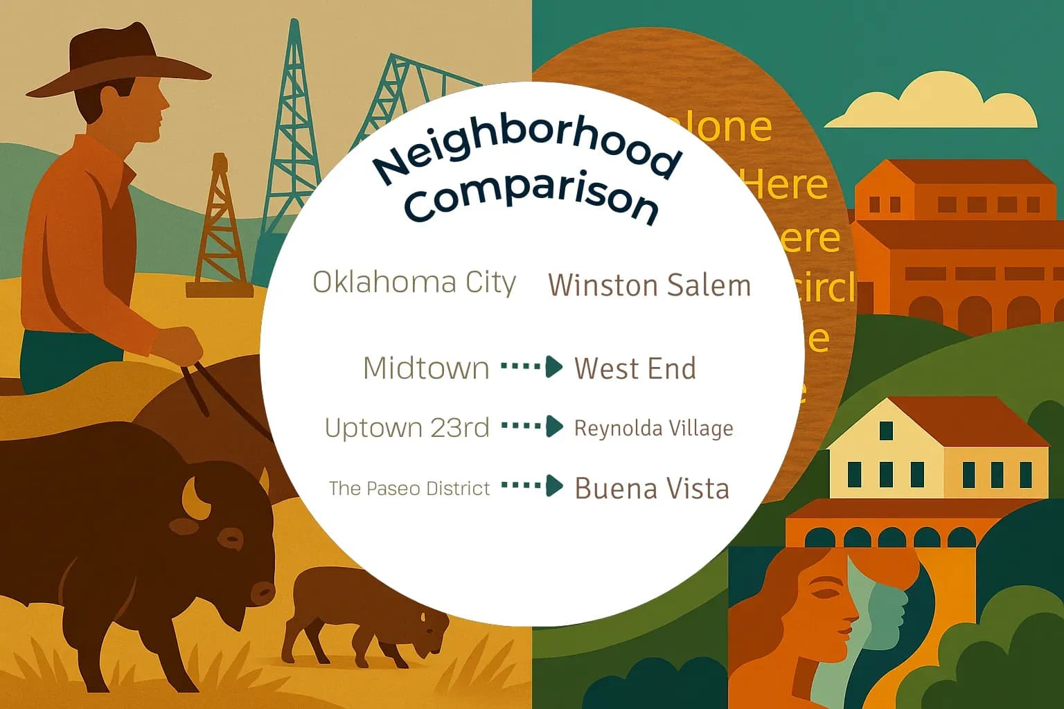 Oklahoma City vs Winston Salem Neighborhood Comparison