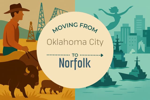 Moving from Oklahoma City to Norfolk