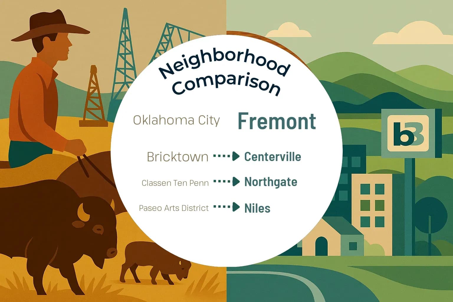 Oklahoma City vs Fremont Neighborhood Comparison