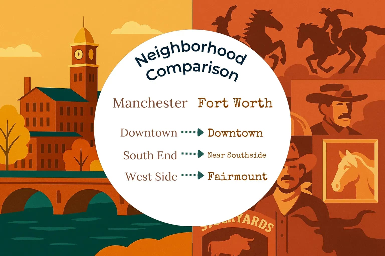 Manchester vs Fort Worth Neighborhood Comparison