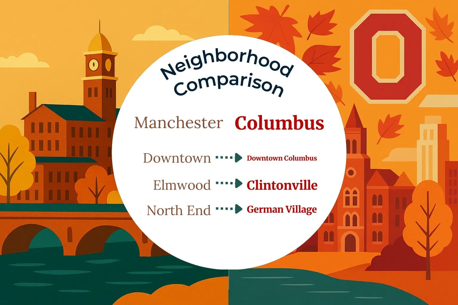 Manchester vs Columbus Neighborhood Comparison
