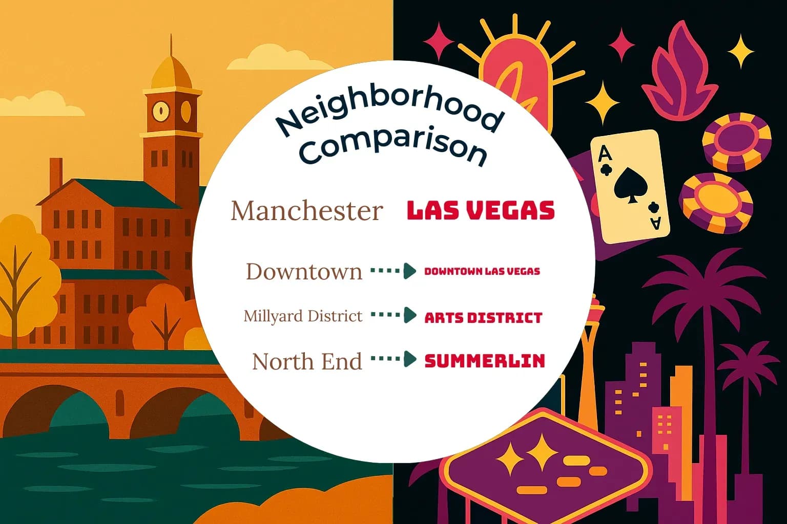 Manchester vs Las Vegas Neighborhood Comparison