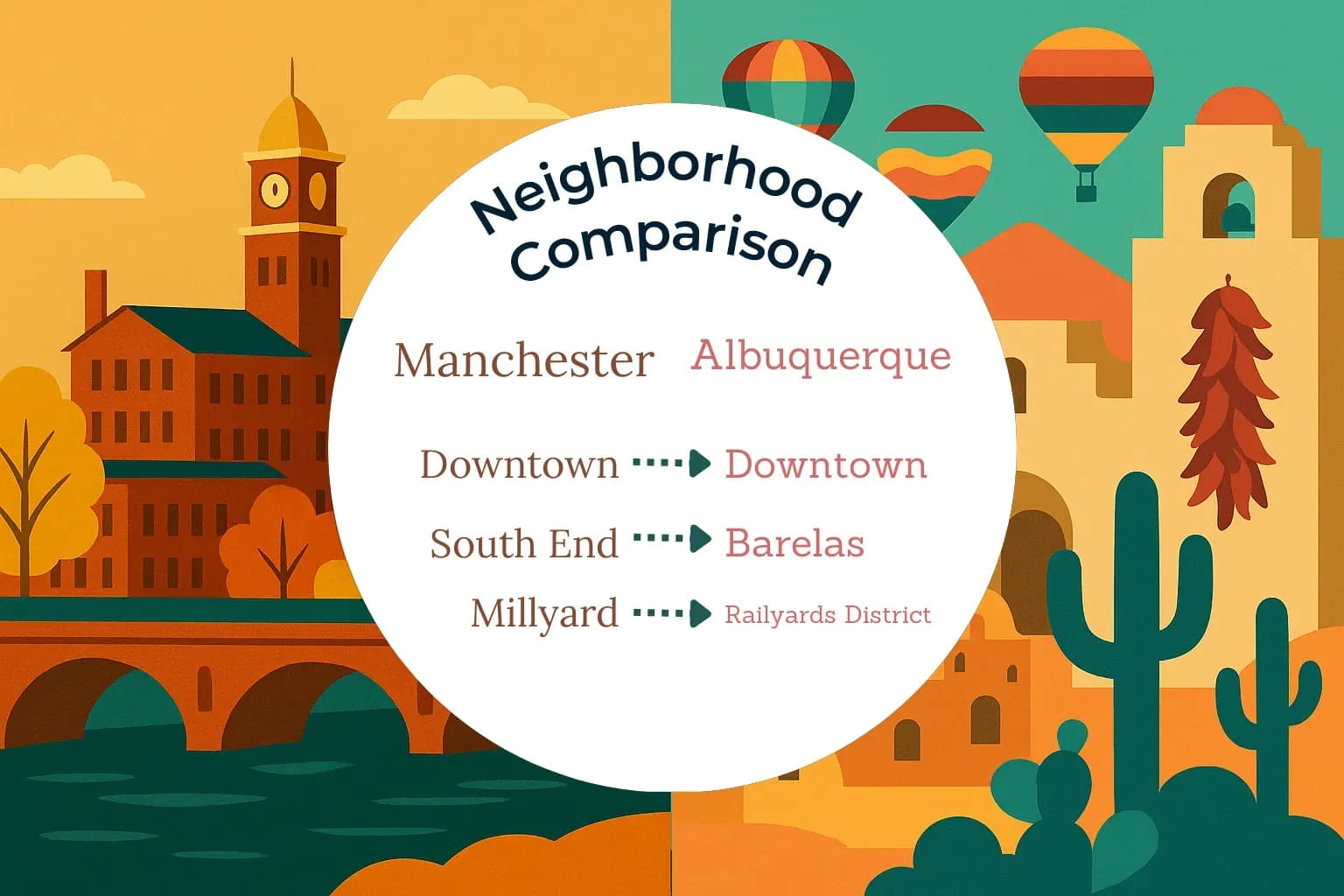 Manchester vs Albuquerque Neighborhood Comparison
