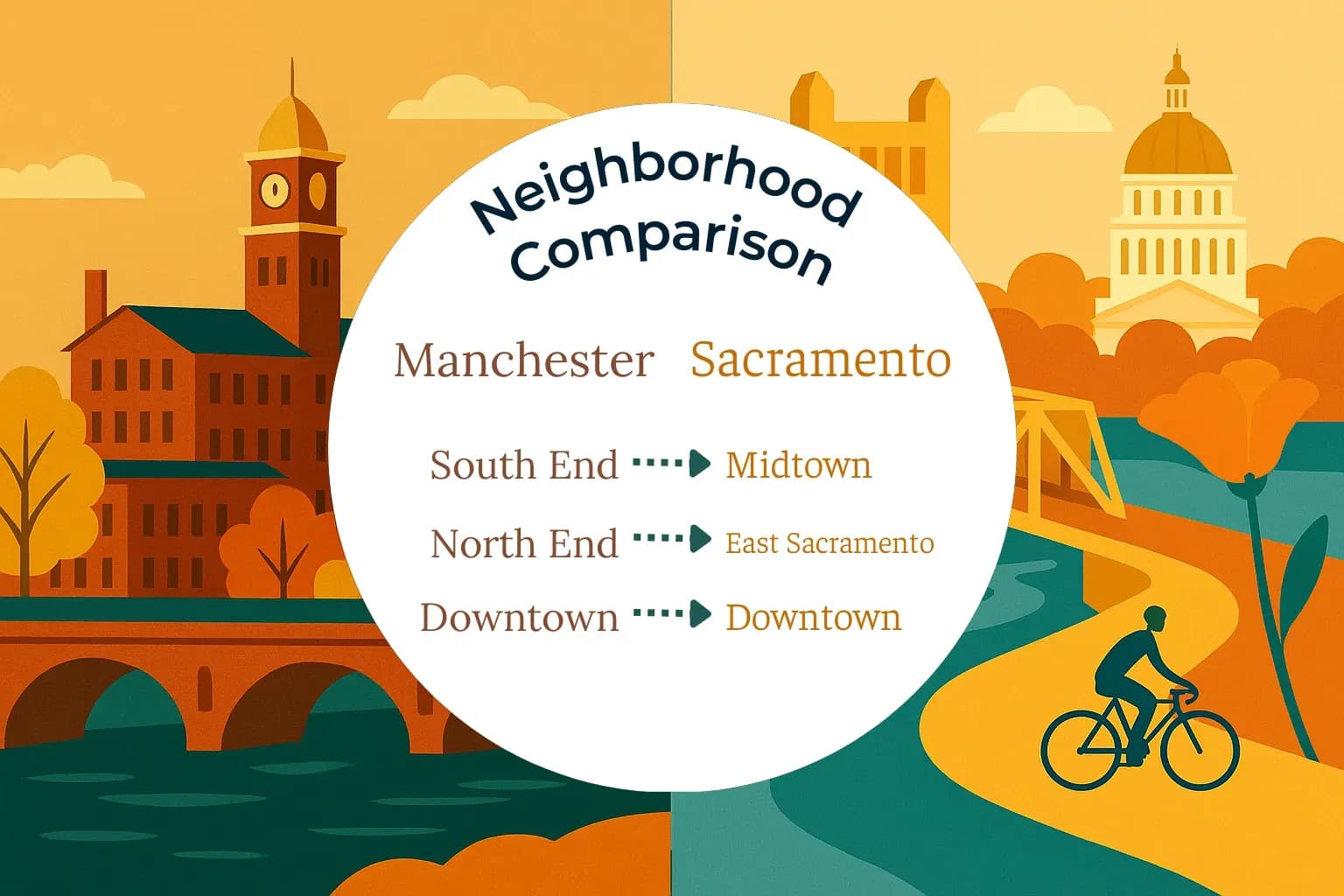 Manchester vs Sacramento Neighborhood Comparison