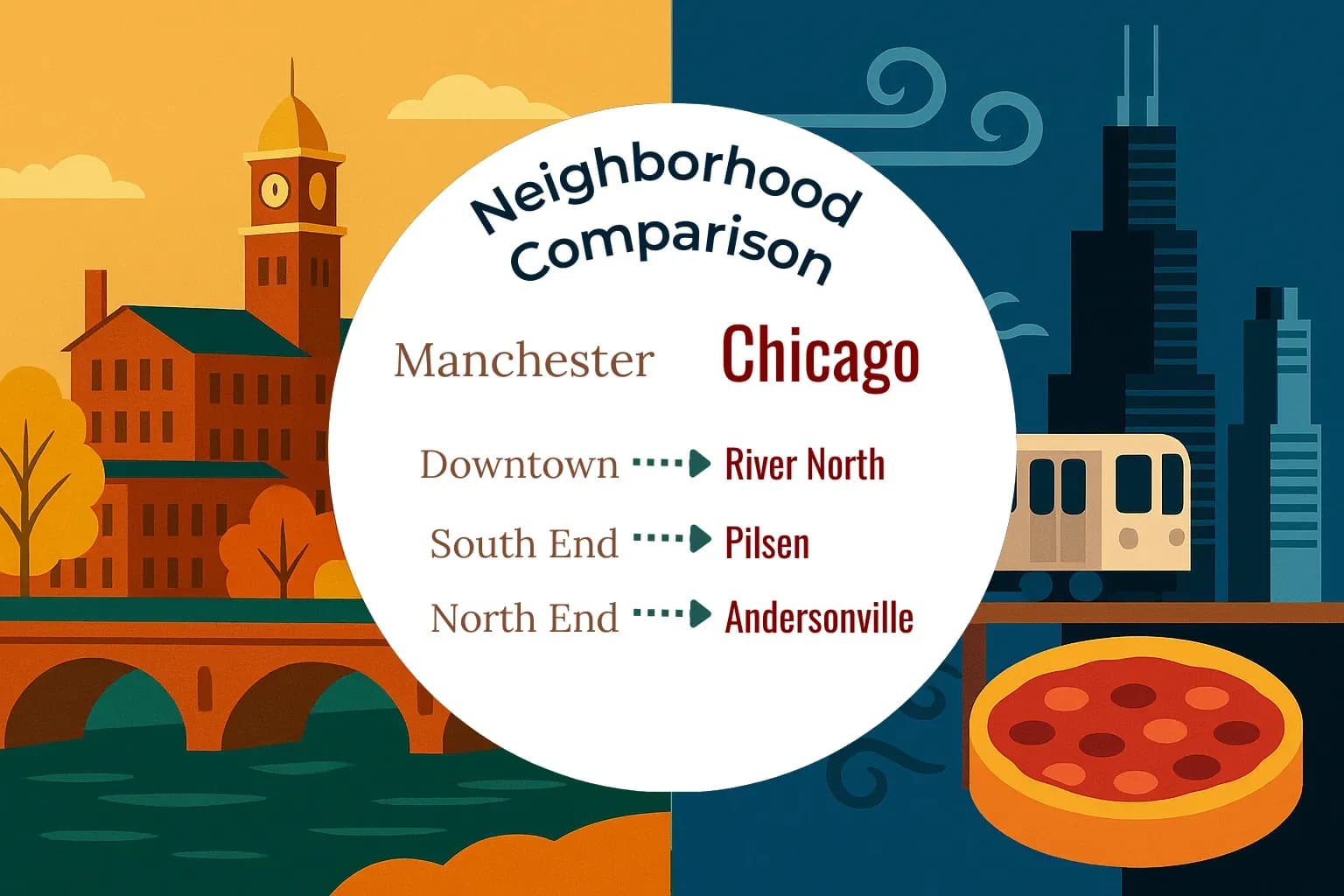 Manchester vs Chicago Neighborhood Comparison