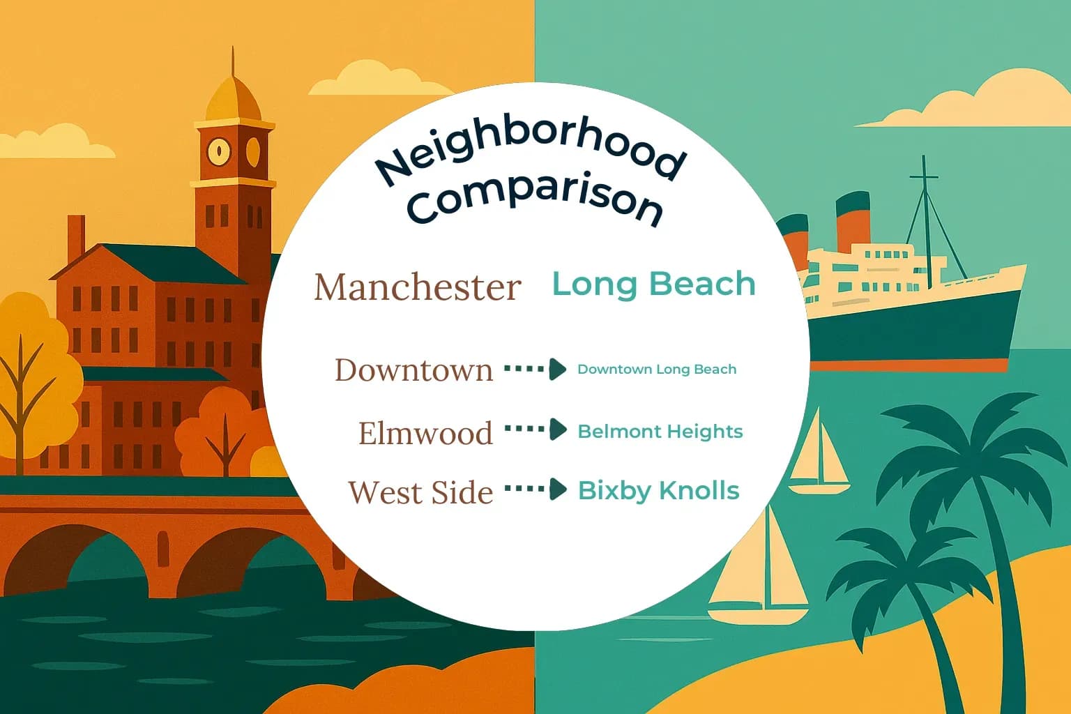 Manchester vs Long Beach Neighborhood Comparison