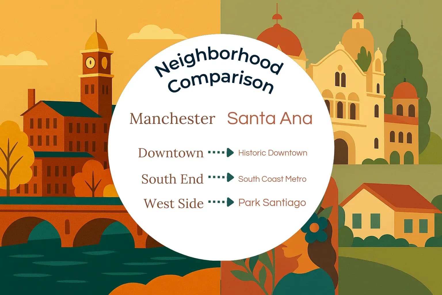 Manchester vs Santa Ana Neighborhood Comparison