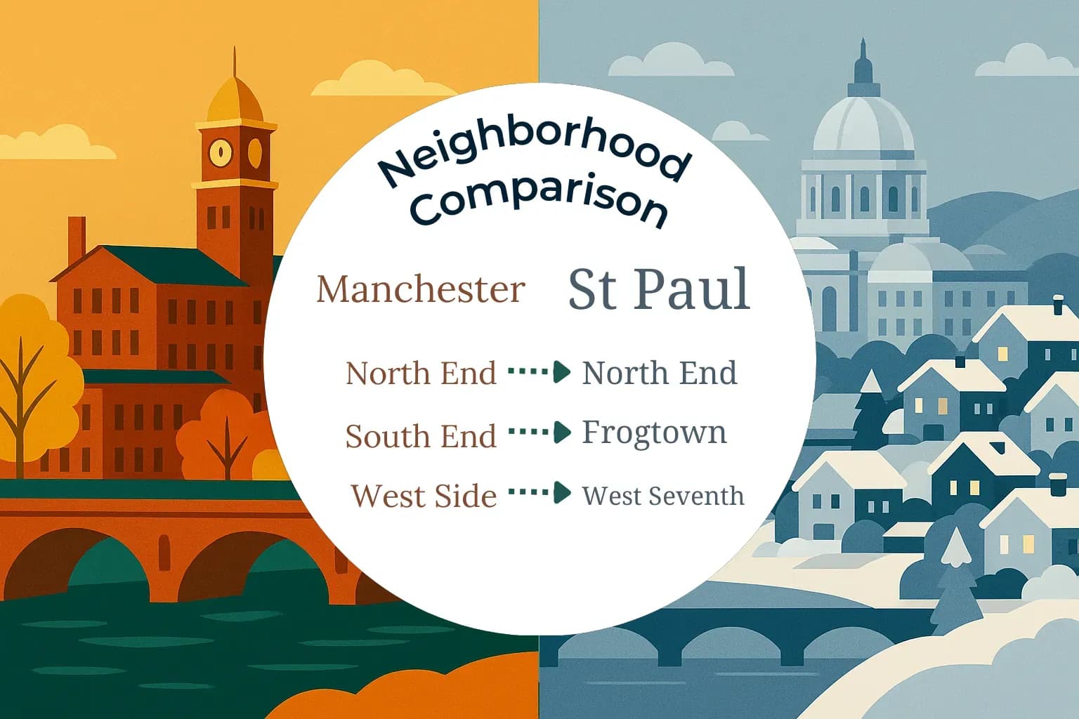 Manchester vs St. Paul Neighborhood Comparison