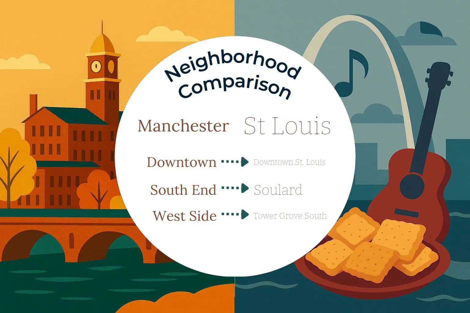 Manchester vs St. Louis Neighborhood Comparison