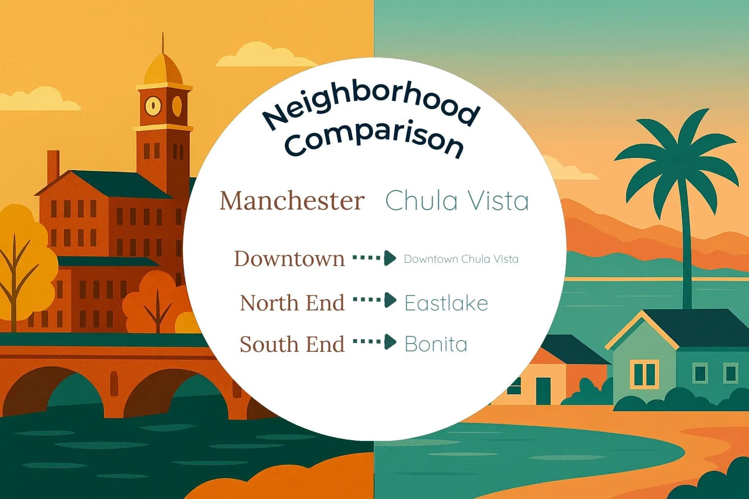 Manchester vs Chula Vista Neighborhood Comparison