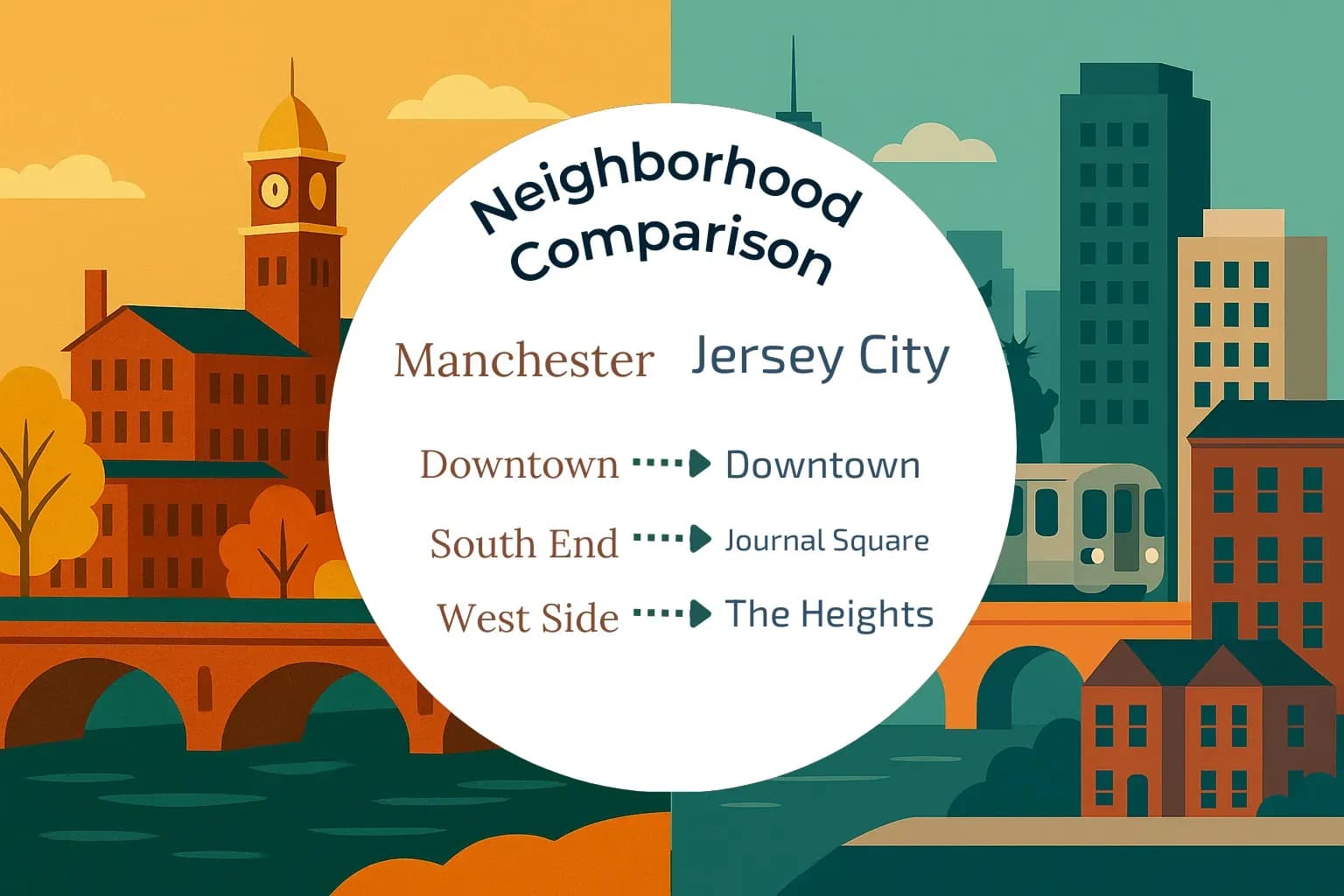 Manchester vs Jersey City Neighborhood Comparison