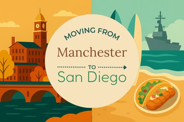 Moving from Manchester to San Diego