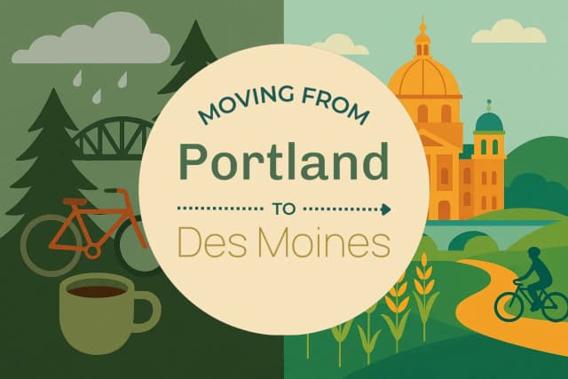 Moving from Portland to Des Moines
