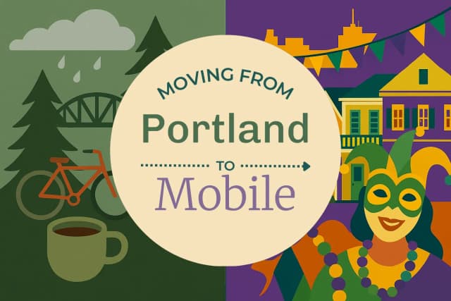 Moving from Portland to Mobile