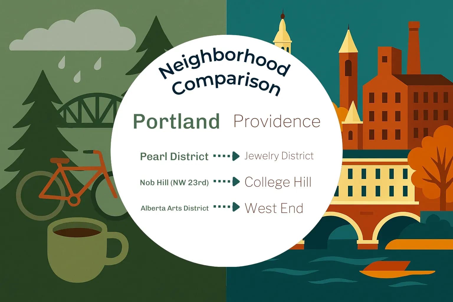 Portland vs Providence Neighborhood Comparison