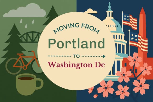 Moving from Portland to Washington DC
