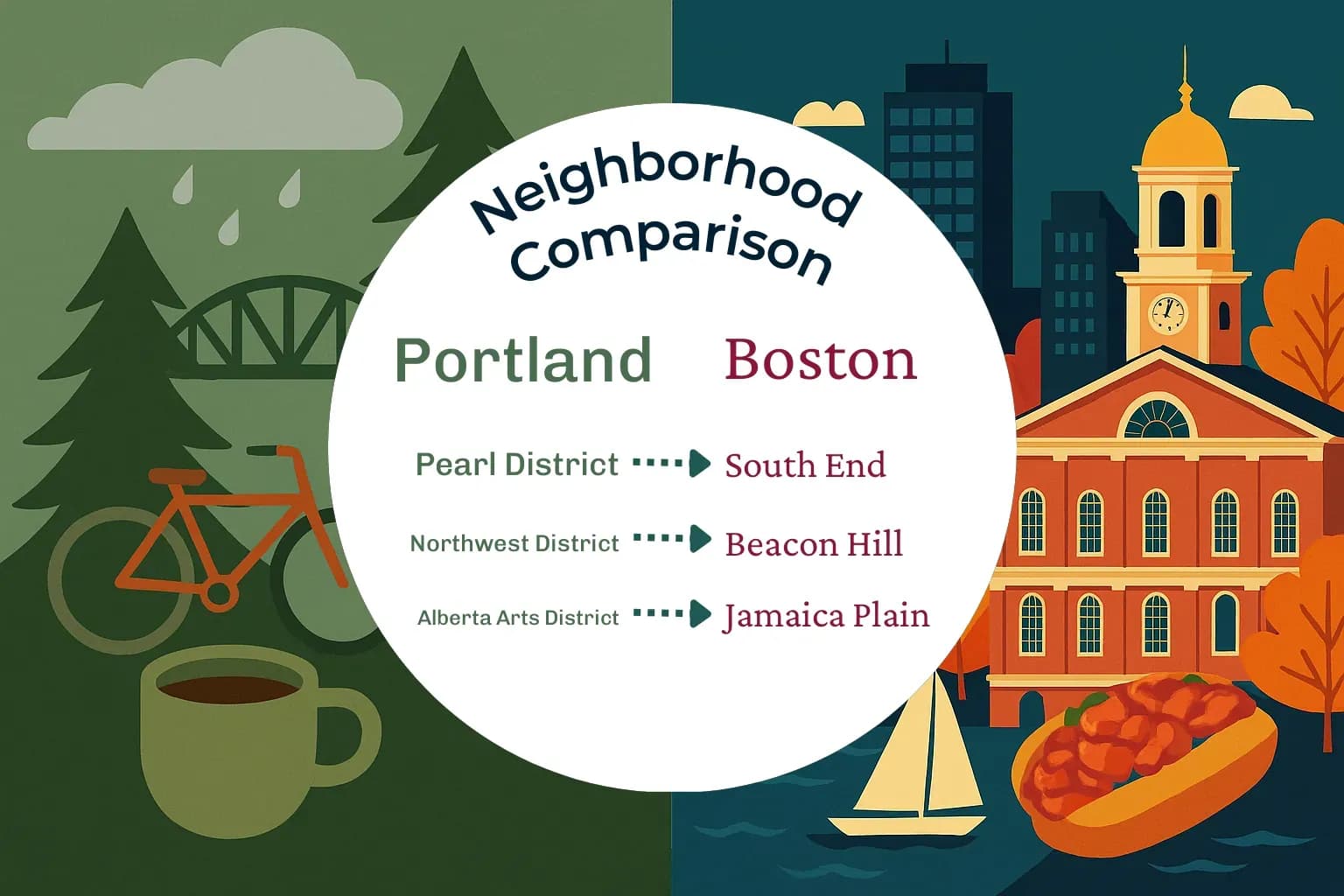 Portland vs Boston Neighborhood Comparison