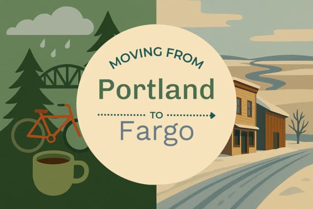 Moving from Portland to Fargo