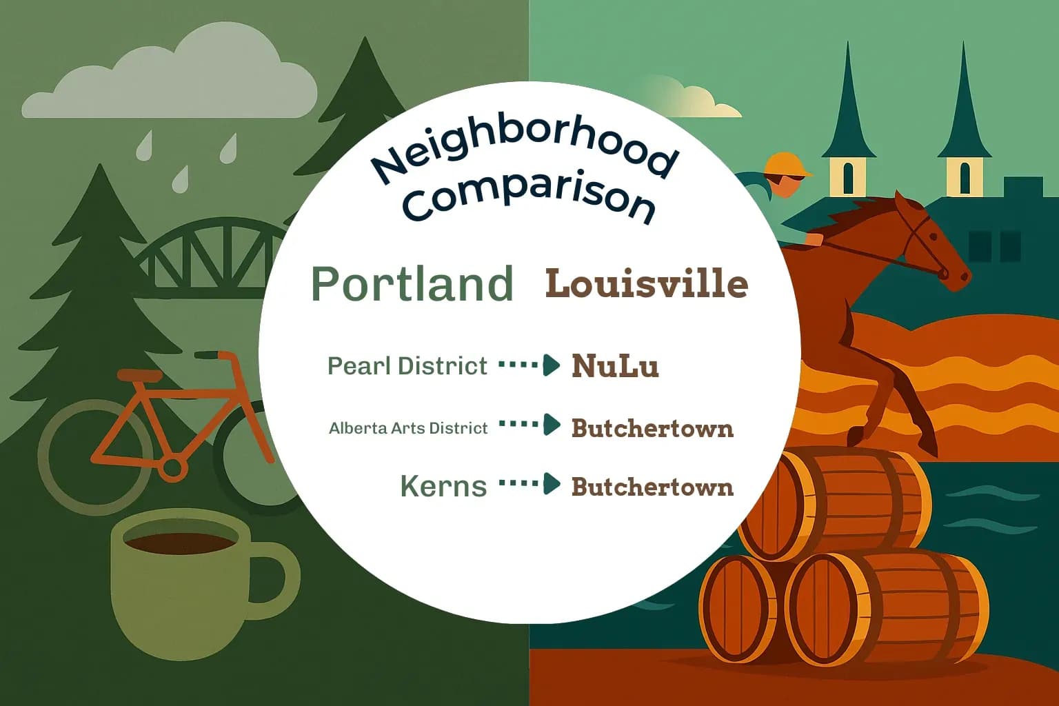 Portland vs Louisville Neighborhood Comparison