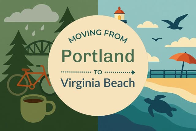 Moving from Portland to Virginia Beach