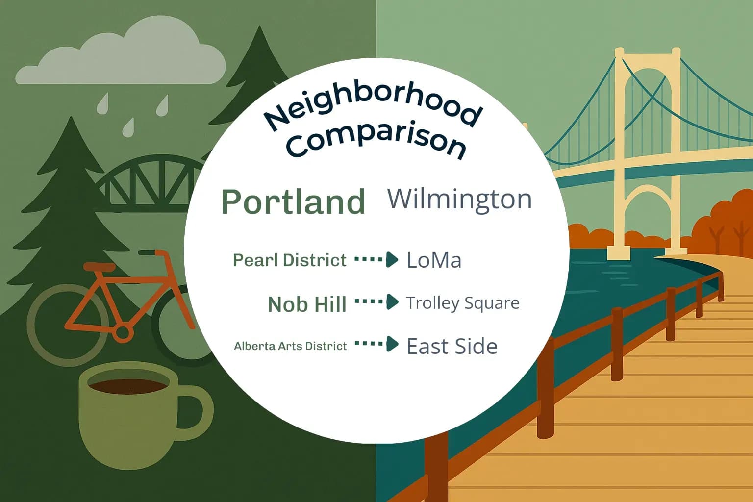 Portland vs Wilmington Neighborhood Comparison