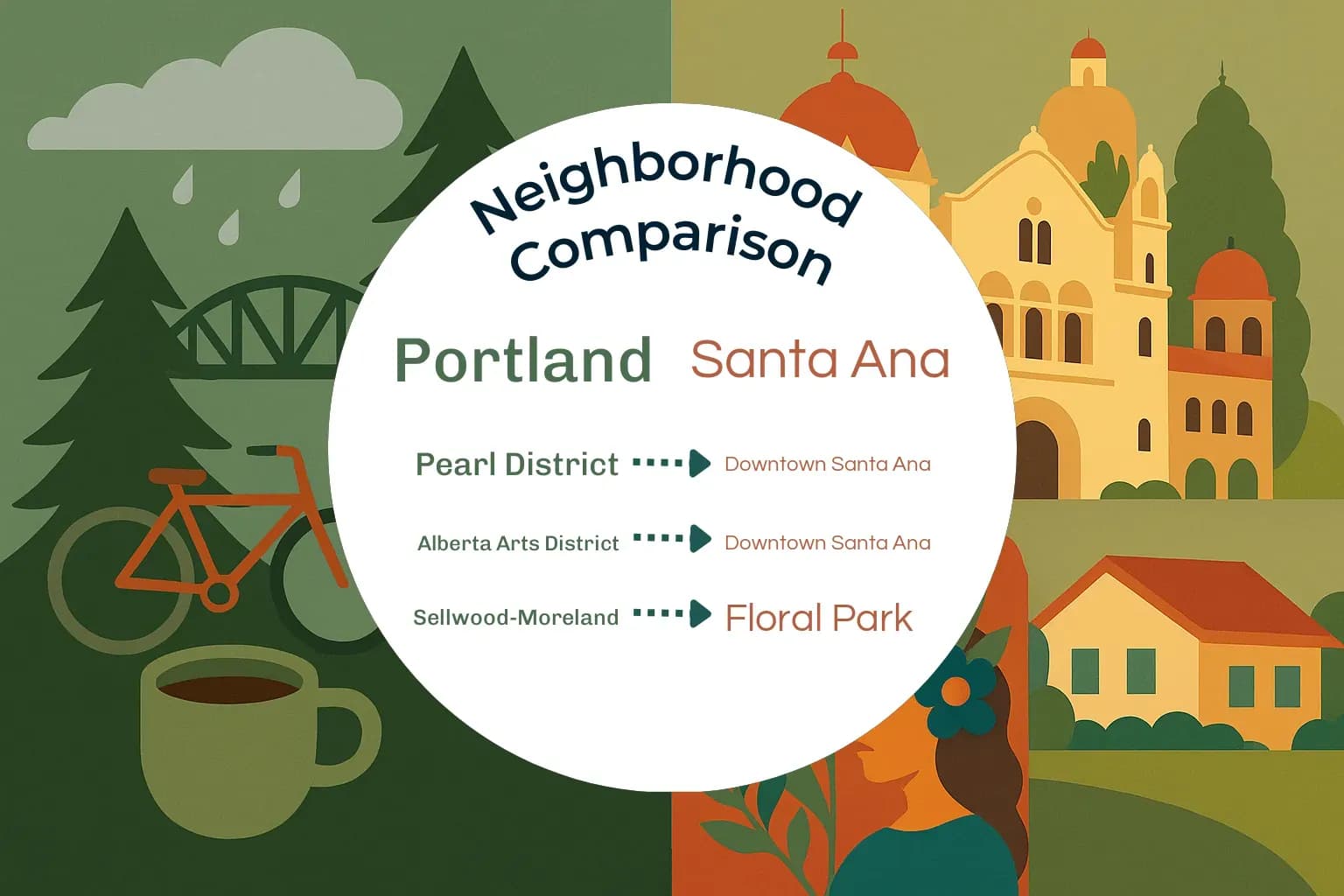 Portland vs Santa Ana Neighborhood Comparison