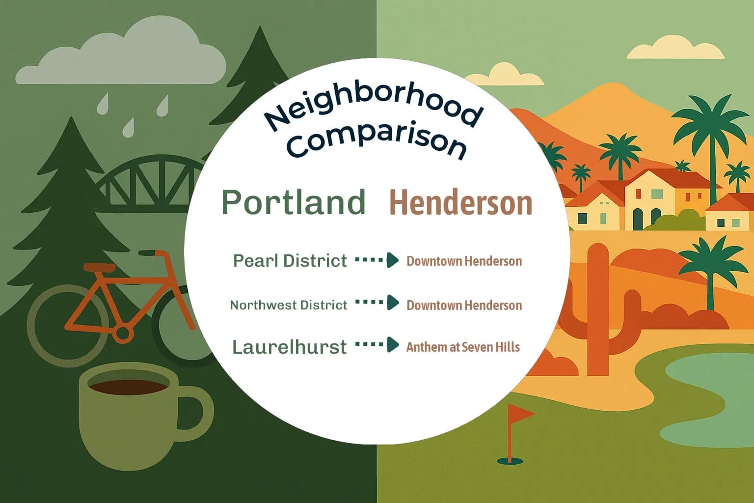 Portland vs Henderson Neighborhood Comparison
