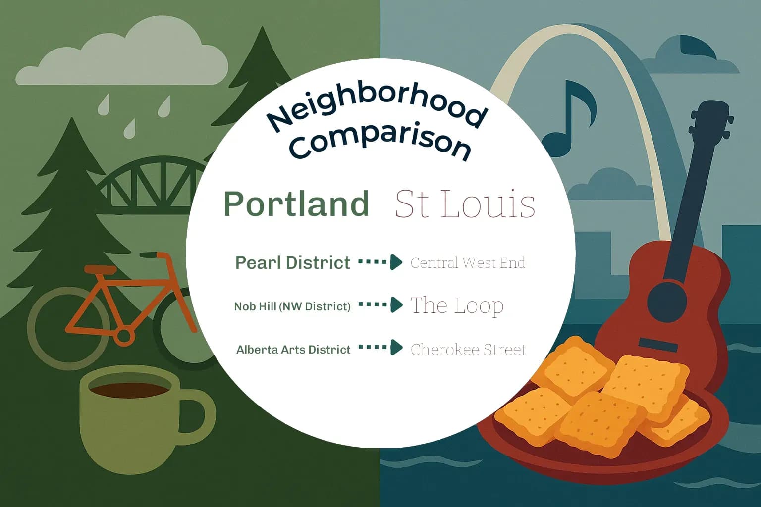 Portland vs St. Louis Neighborhood Comparison