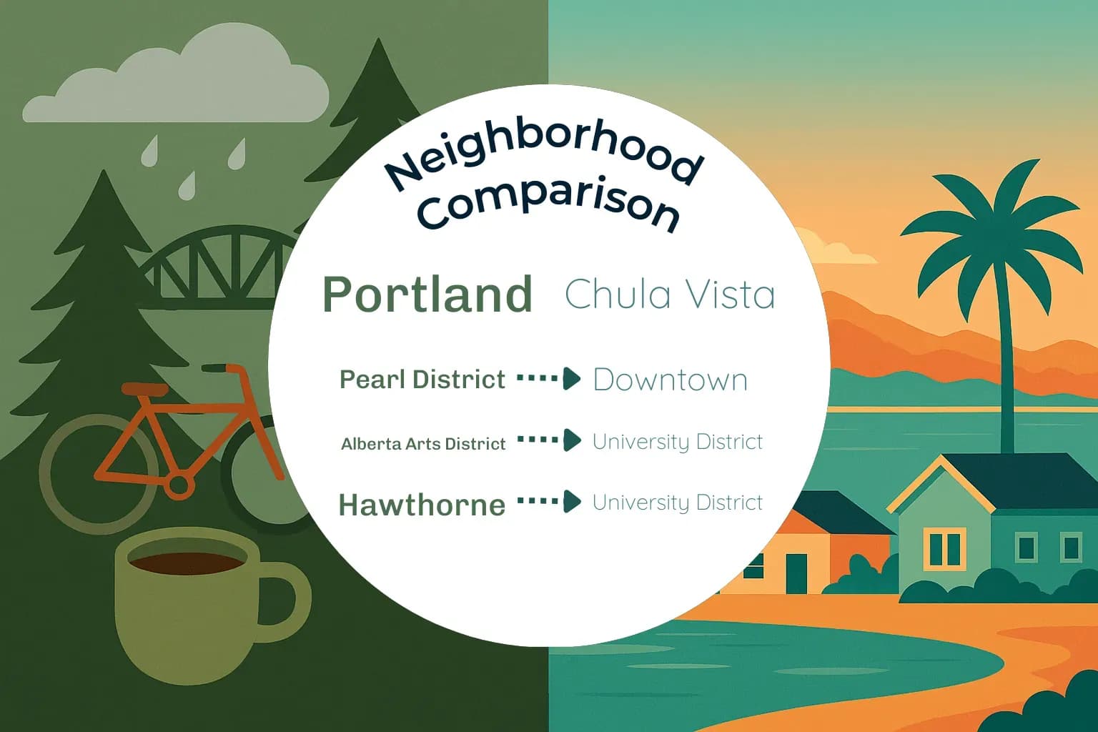 Portland vs Chula Vista Neighborhood Comparison