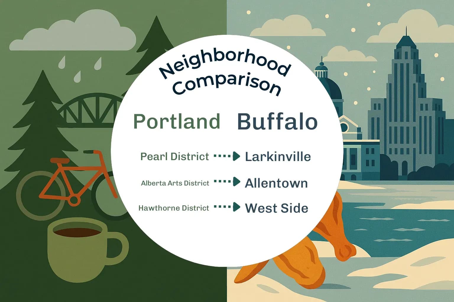 Portland vs Buffalo Neighborhood Comparison