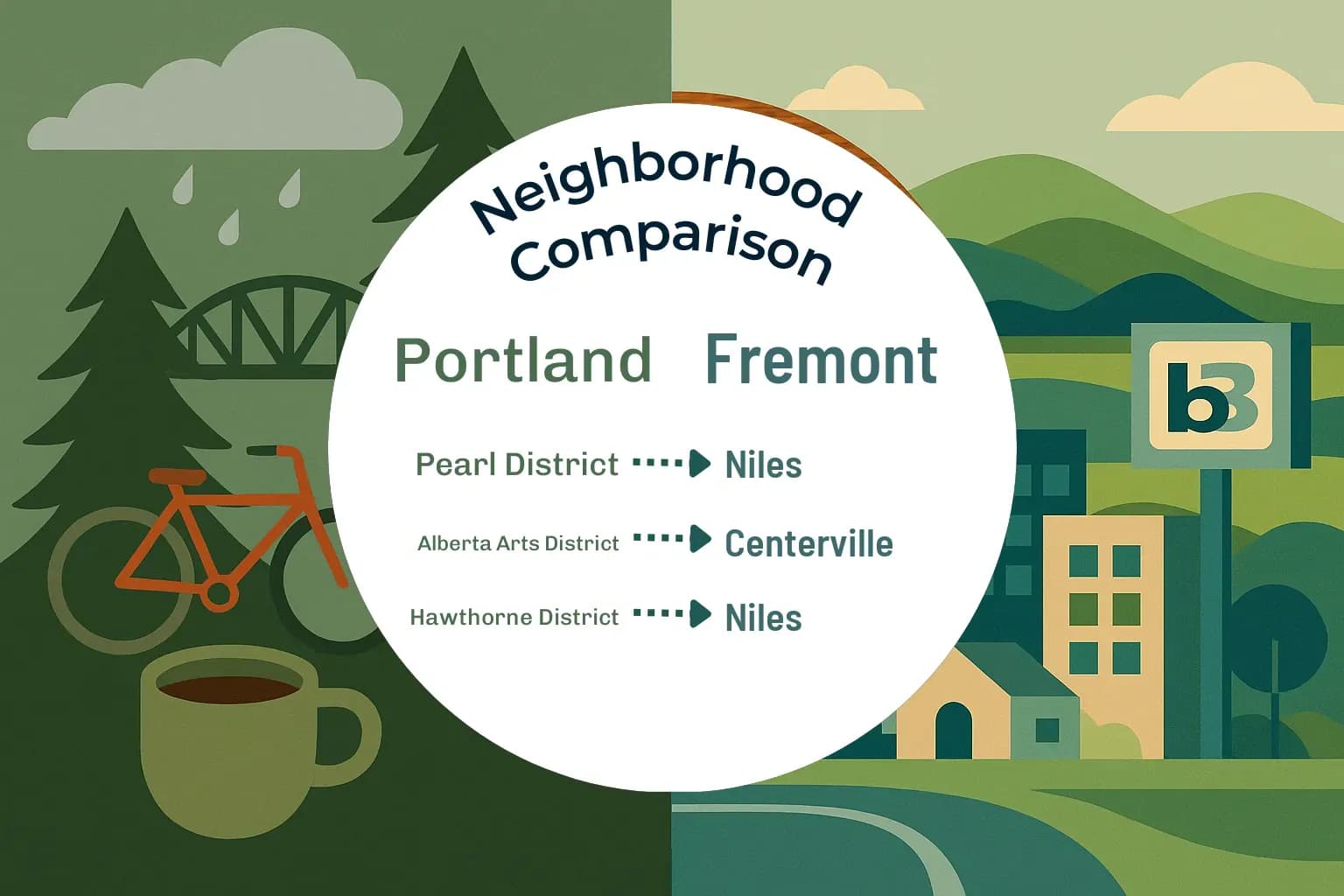 Portland vs Fremont Neighborhood Comparison