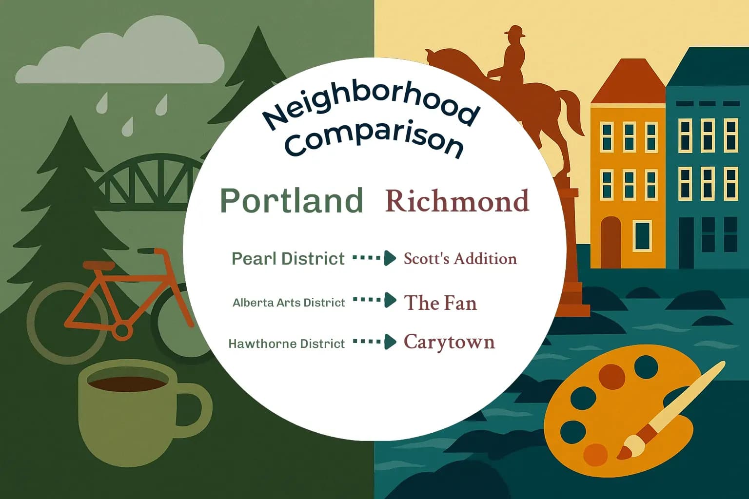 Portland vs Richmond Neighborhood Comparison
