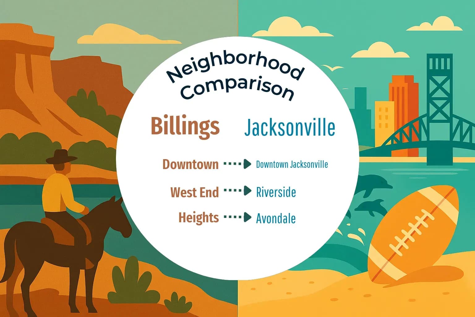 Billings vs Jacksonville Neighborhood Comparison