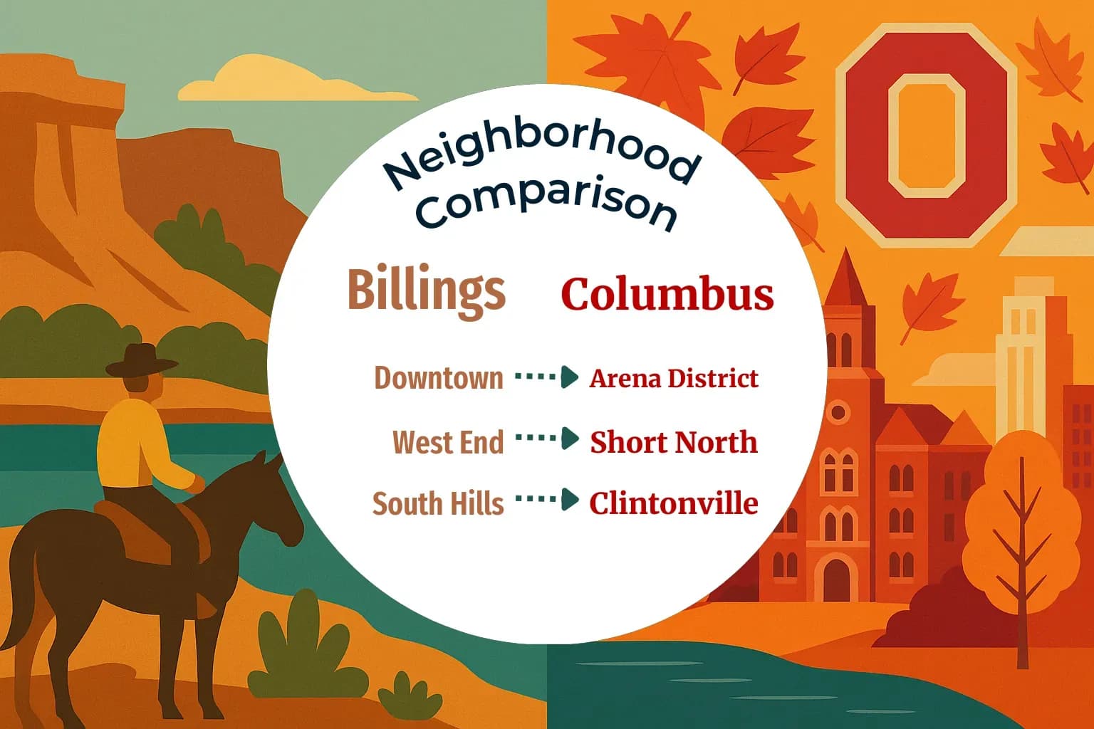 Billings vs Columbus Neighborhood Comparison