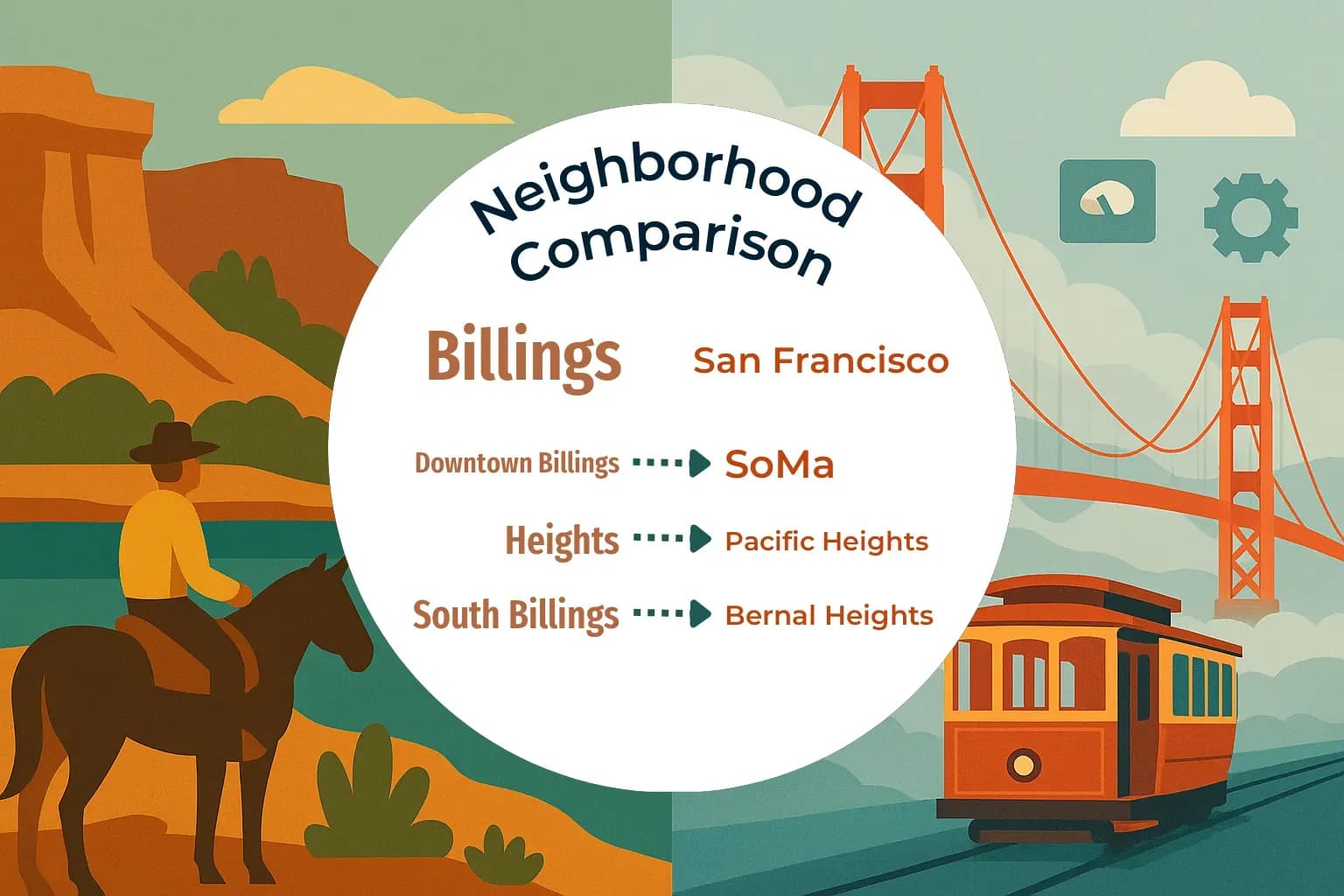 Billings vs San Francisco Neighborhood Comparison