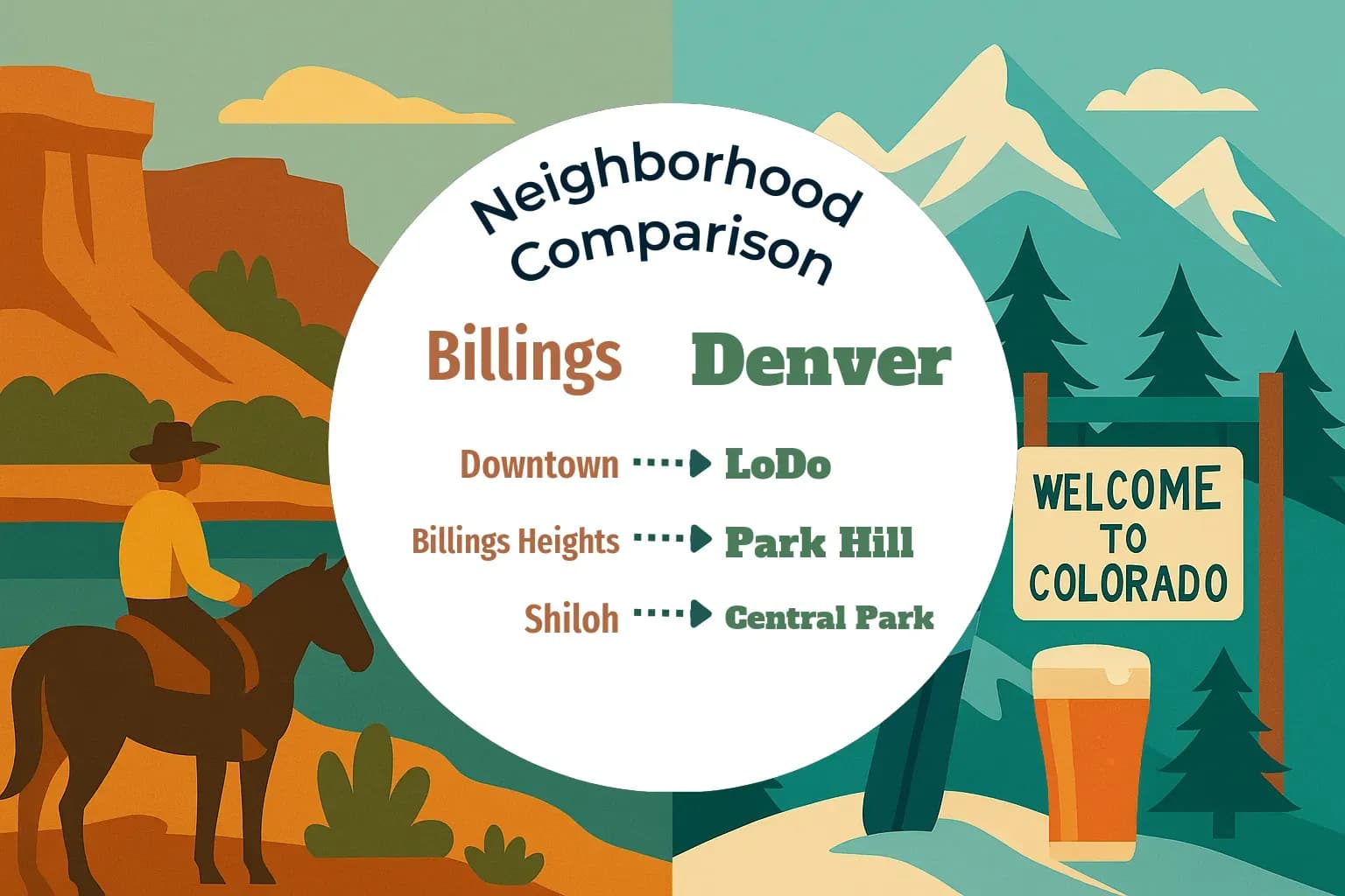Billings vs Denver Neighborhood Comparison