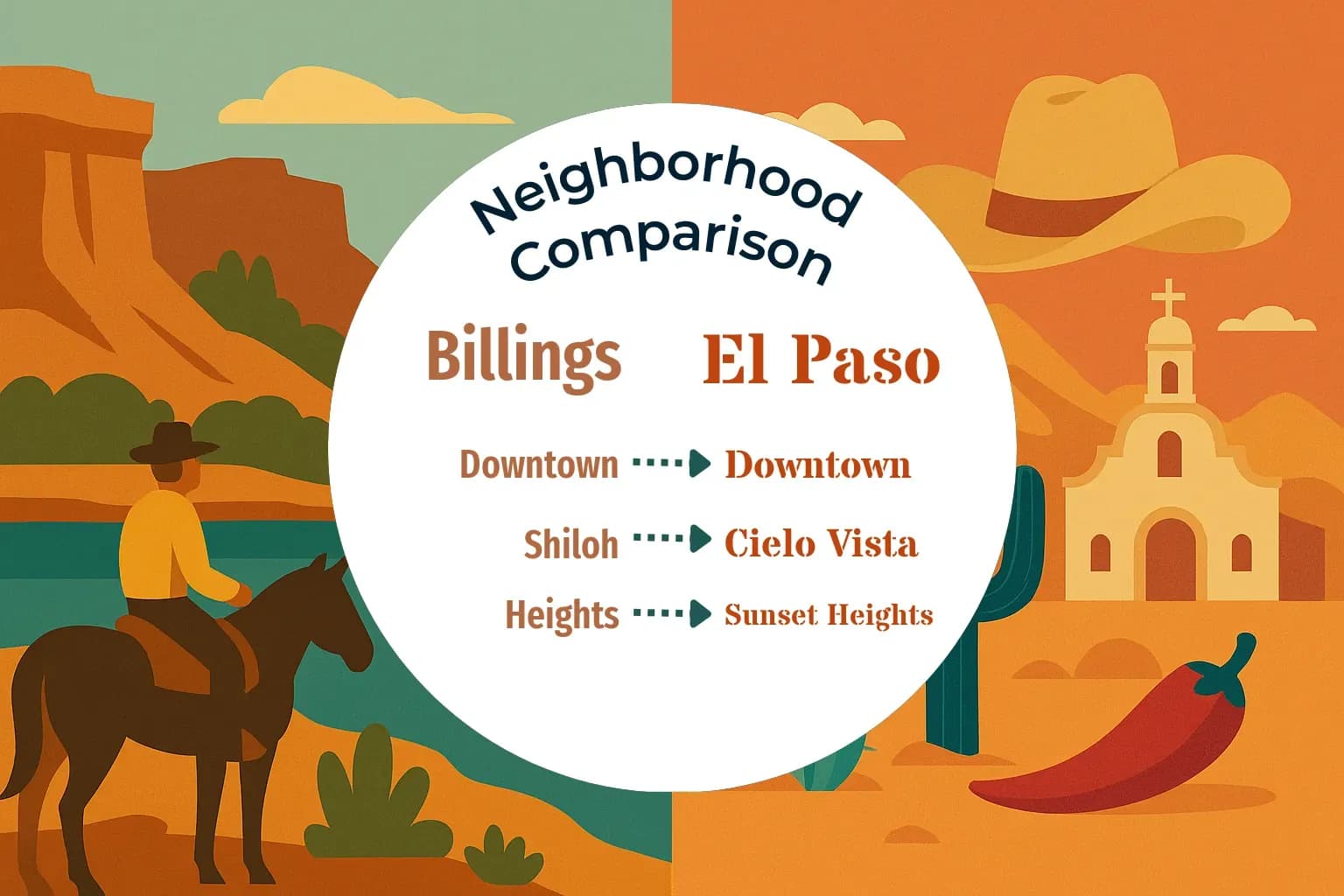 Billings vs El Paso Neighborhood Comparison