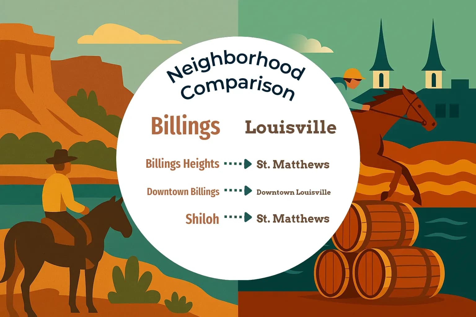 Billings vs Louisville Neighborhood Comparison