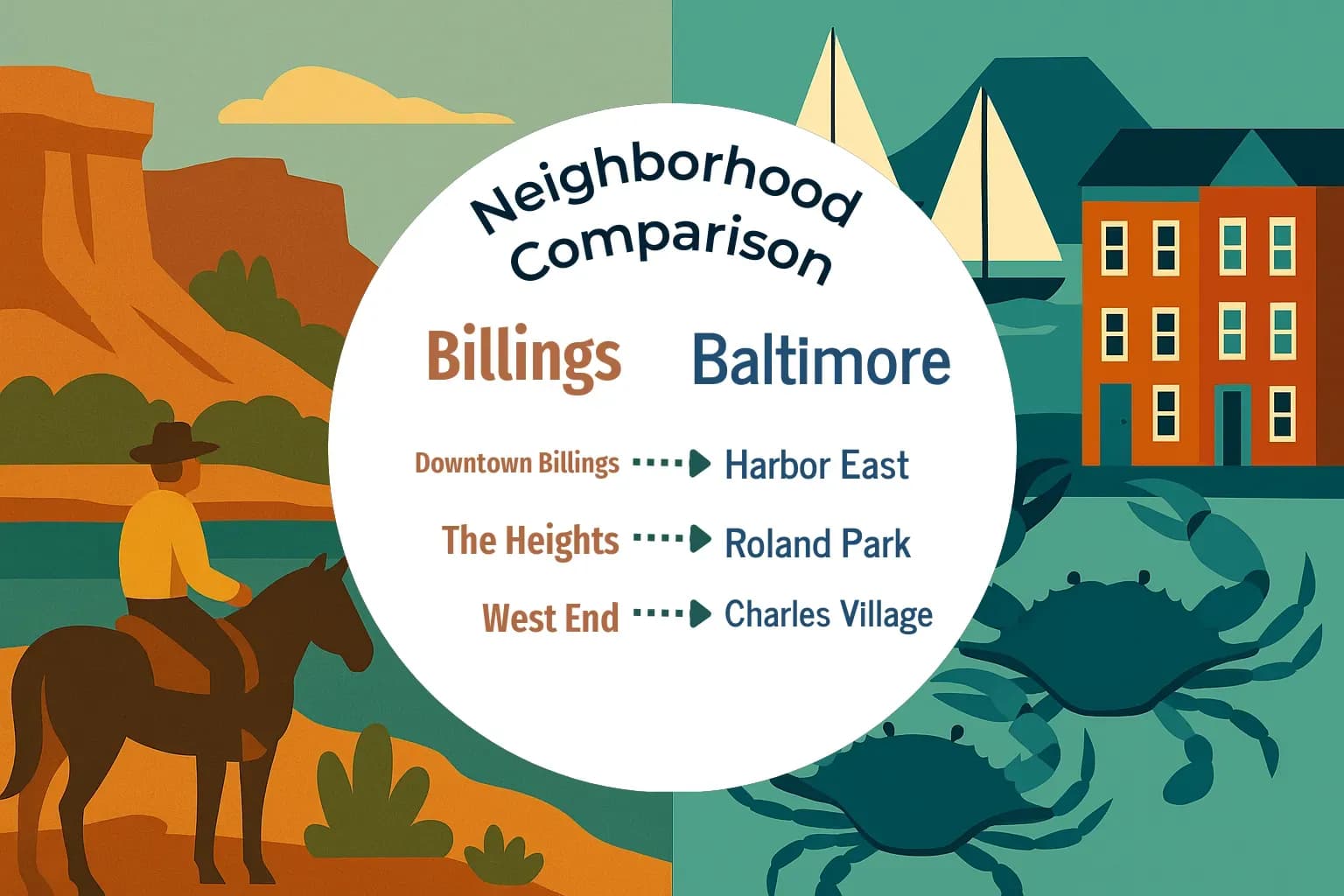 Billings vs Baltimore Neighborhood Comparison