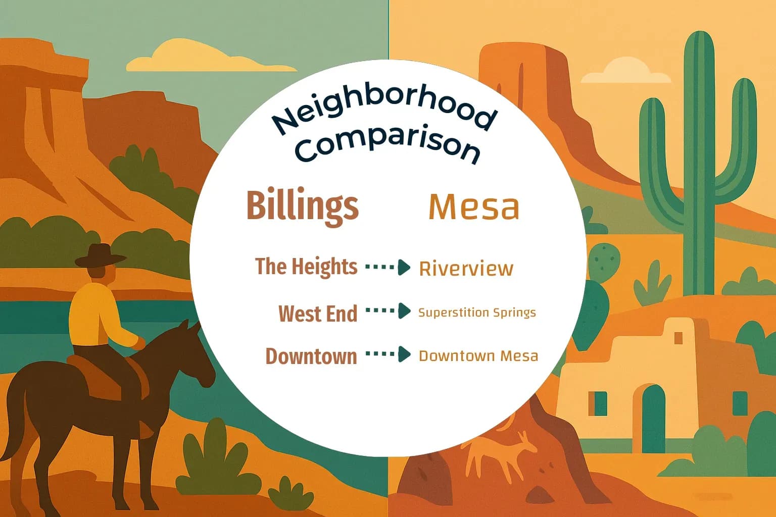 Billings vs Mesa Neighborhood Comparison