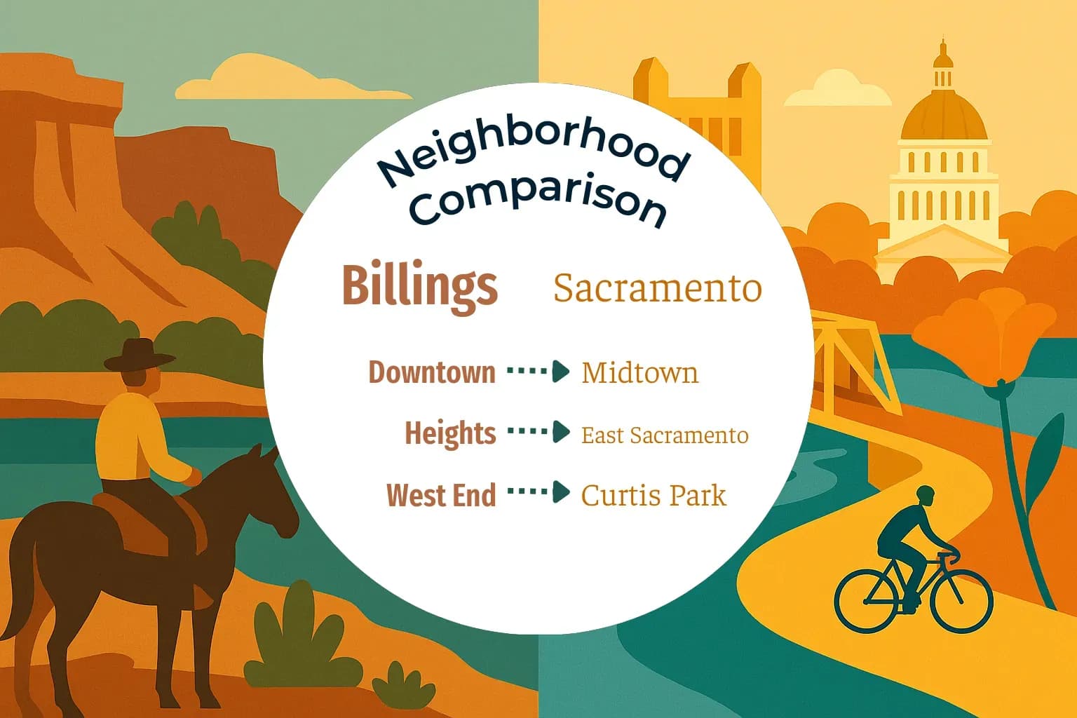Billings vs Sacramento Neighborhood Comparison