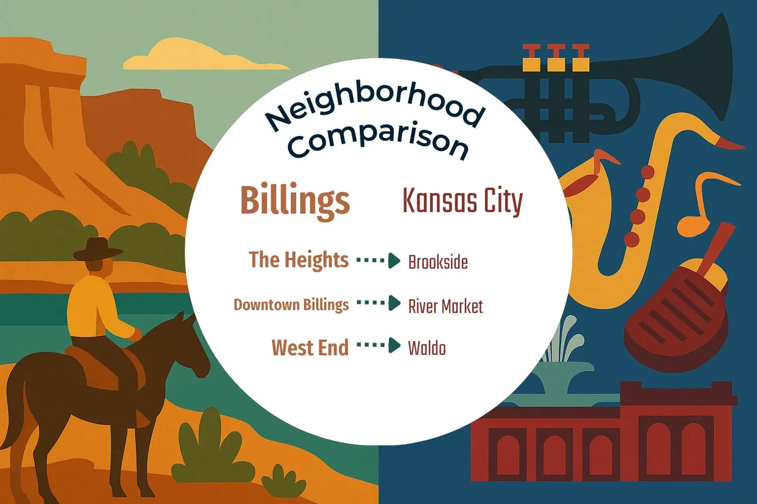 Billings vs Kansas City Neighborhood Comparison