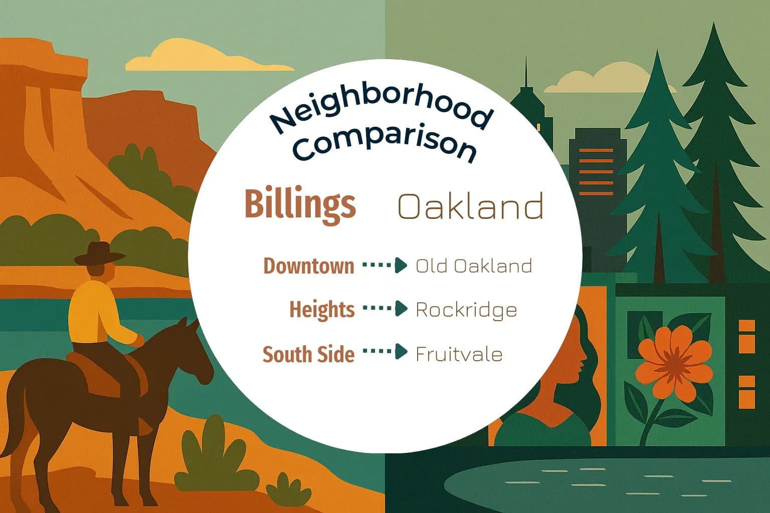 Billings vs Oakland Neighborhood Comparison