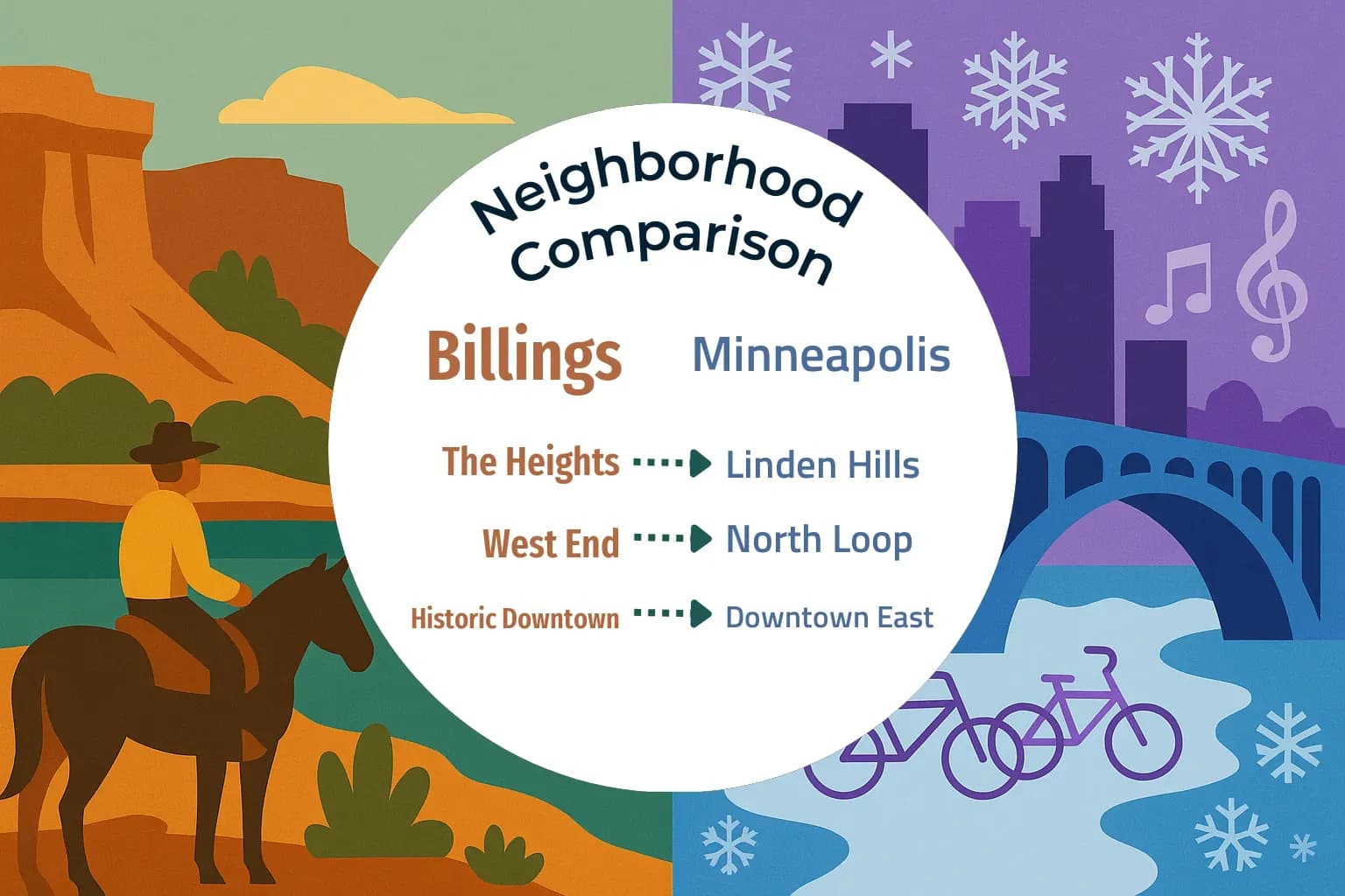 Billings vs Minneapolis Neighborhood Comparison