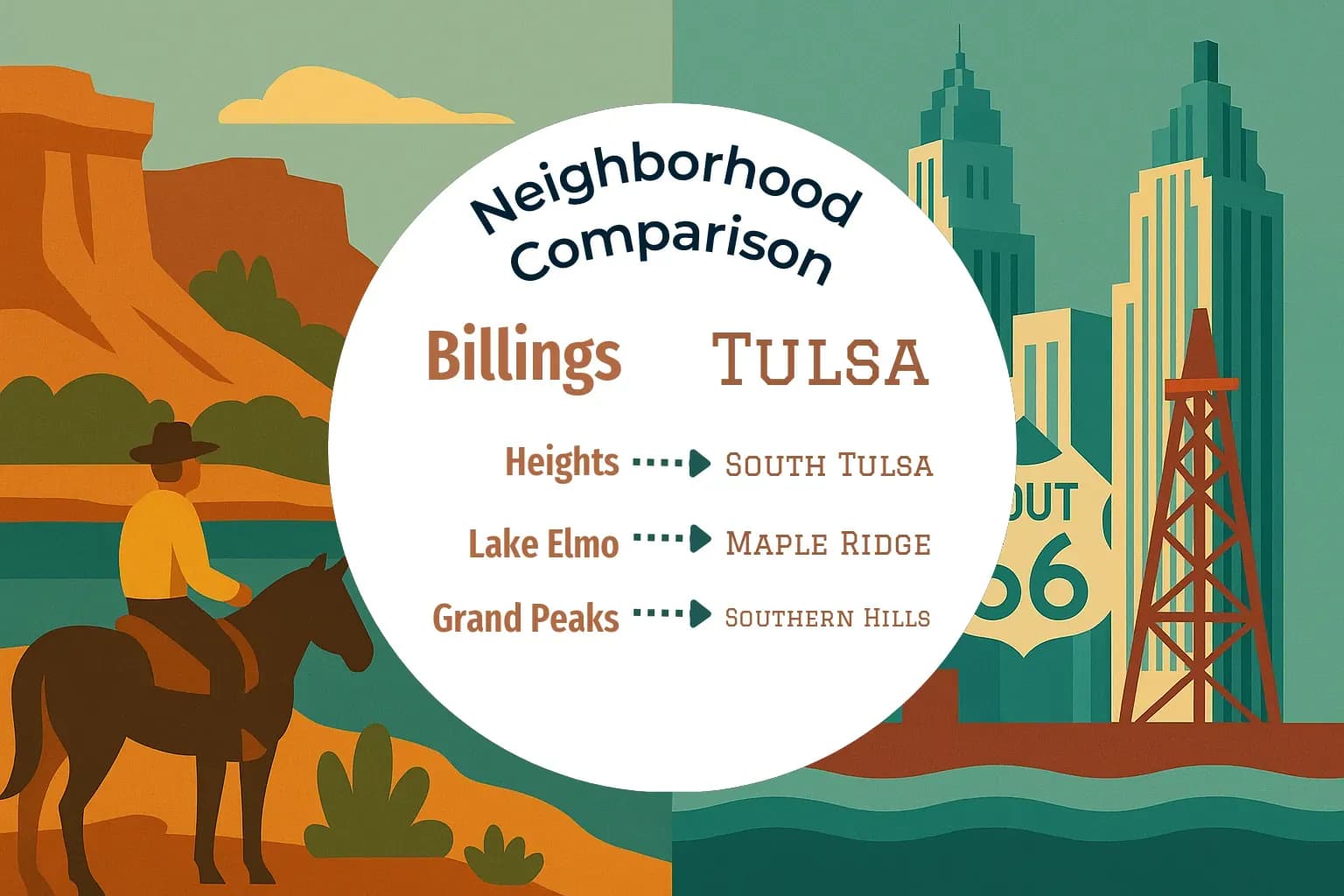 Billings vs Tulsa Neighborhood Comparison