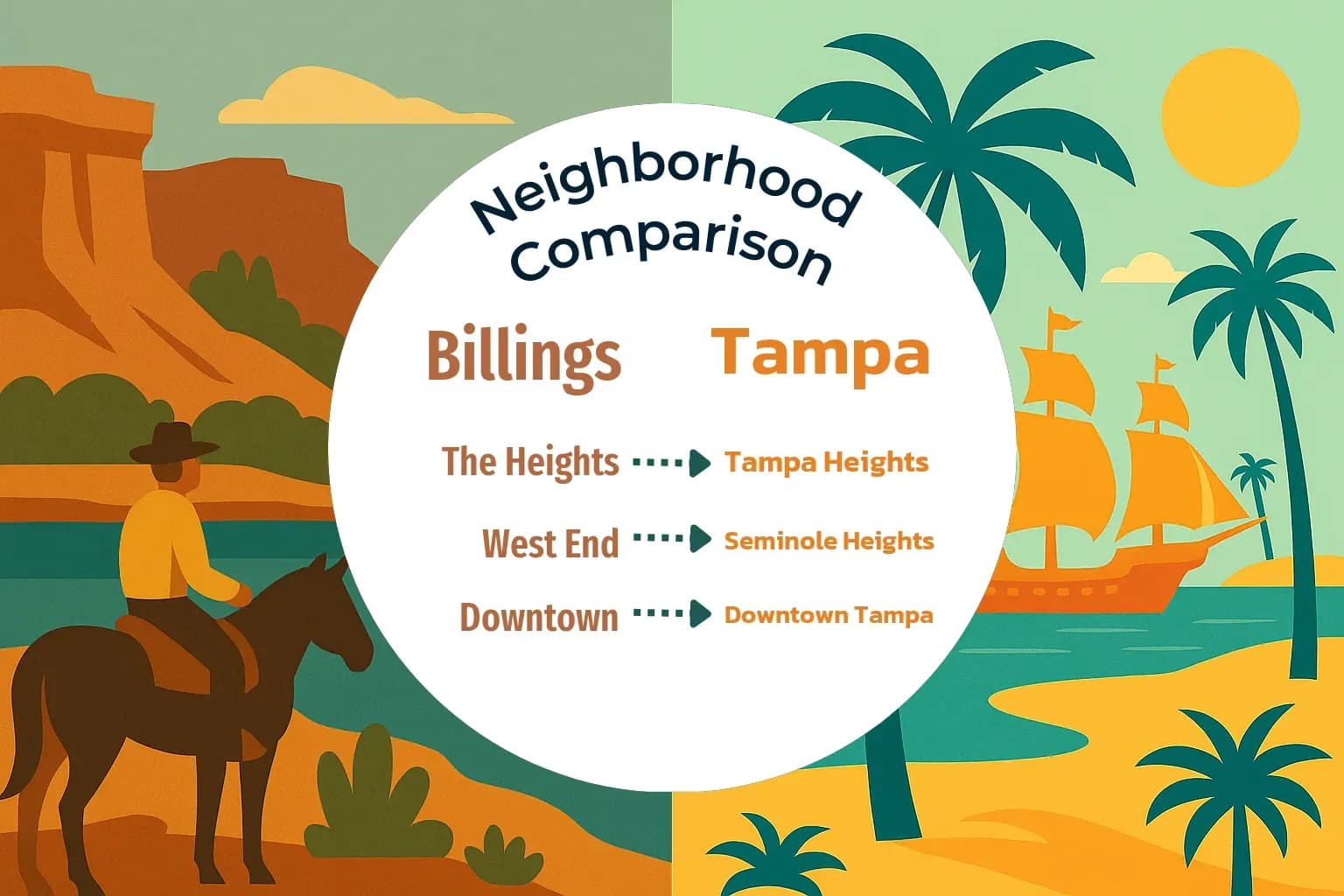 Billings vs Tampa Neighborhood Comparison