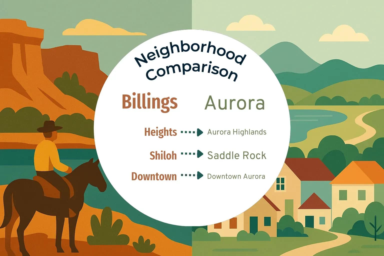 Billings vs Aurora Neighborhood Comparison