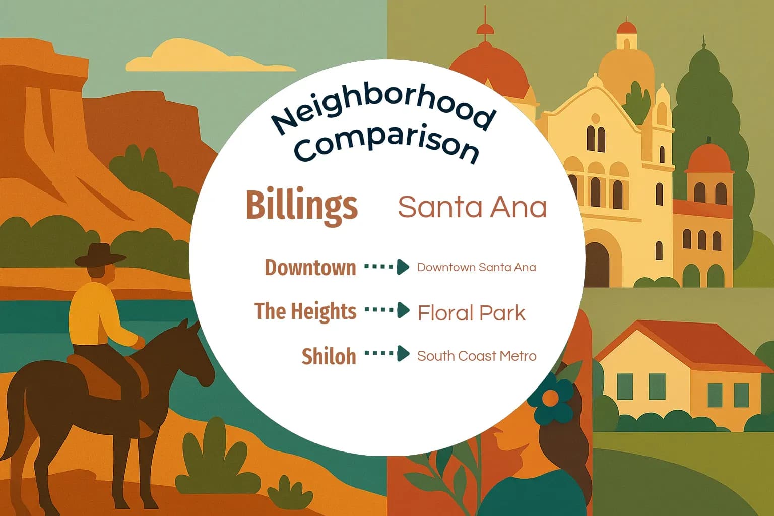 Billings vs Santa Ana Neighborhood Comparison