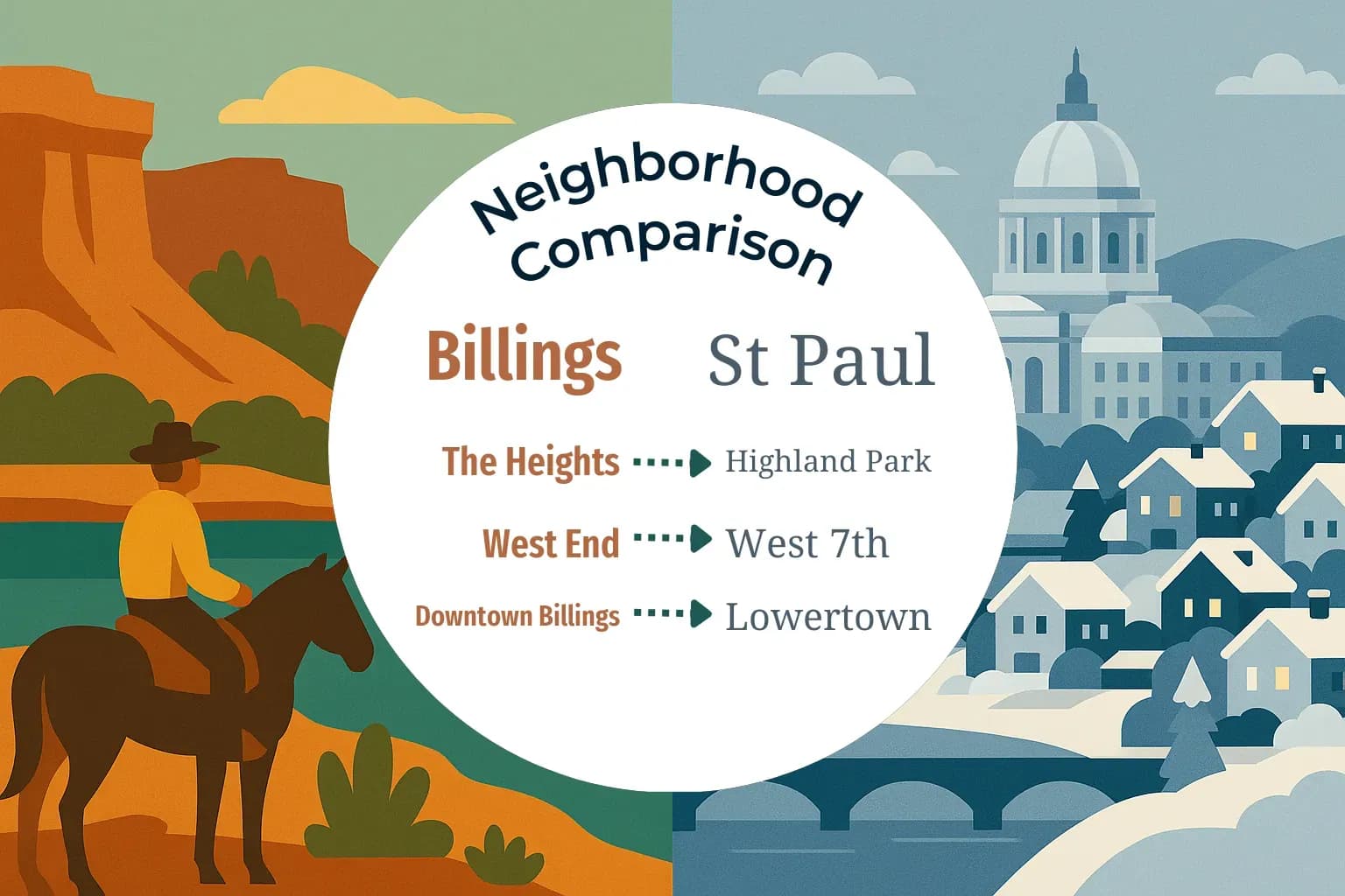 Billings vs St. Paul Neighborhood Comparison