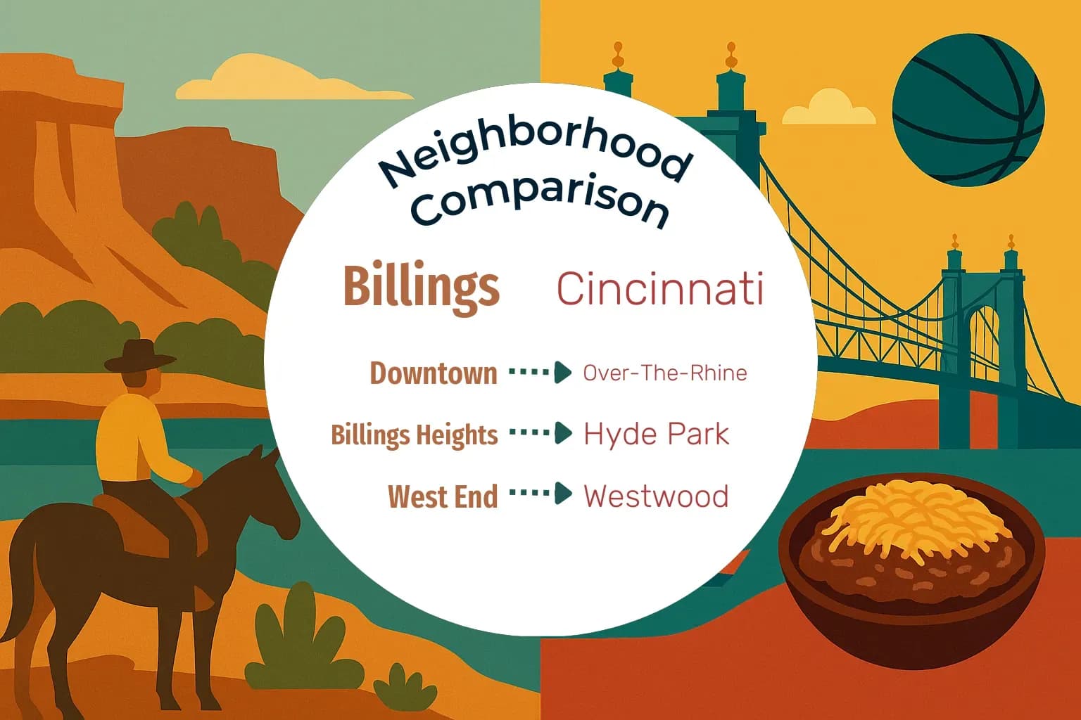 Billings vs Cincinnati Neighborhood Comparison